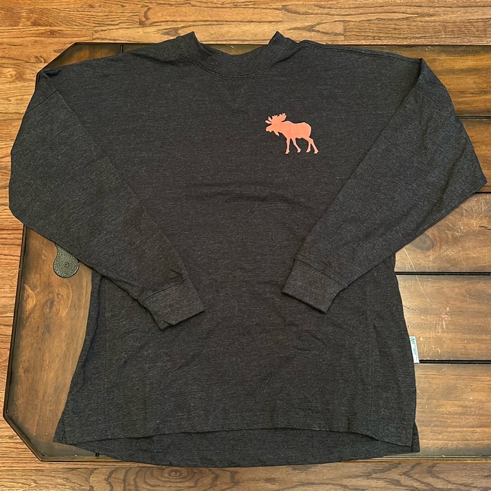 Dark Gray Long Sleeve Park City Utah T-Shirt - Never Worn